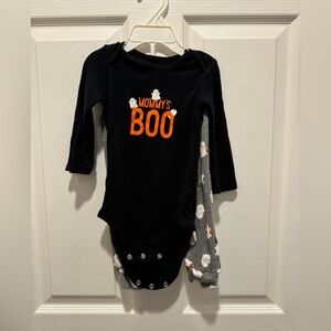 Halloween matching baby set